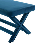 Abigail Upholstered Velvet Accent Bench