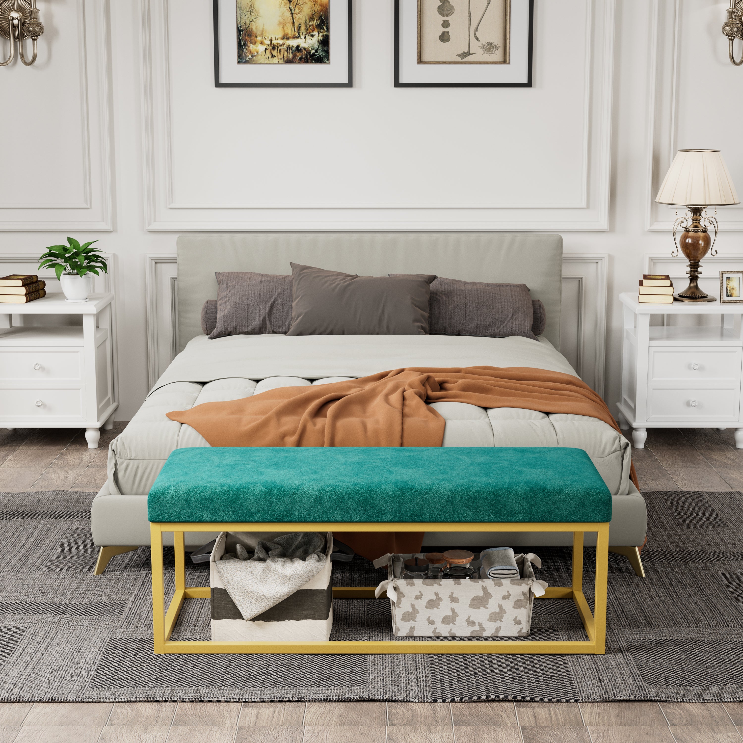 Storage Bench for Entryway