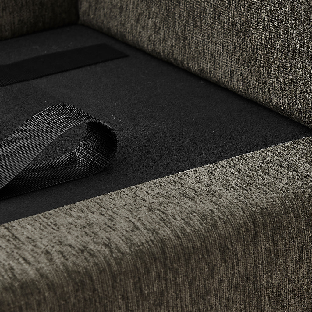 Oversized Pet Sofa, Curved Armrest Rectangular Dog Sofa