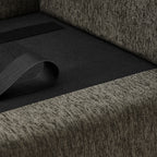 Oversized Pet Sofa, Curved Armrest Rectangular Dog Sofa