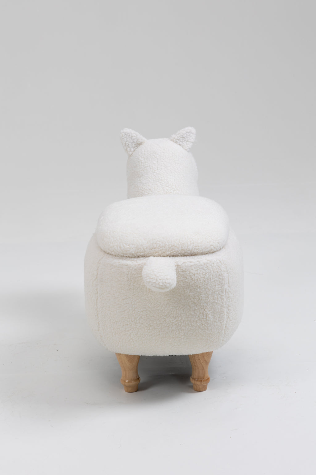 Leo the Llama Stroage Ottoman