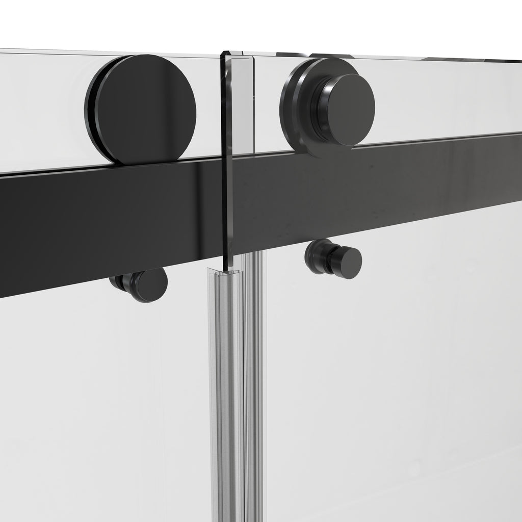 60"W x 75"H Double-Sliding Shower Door Matte