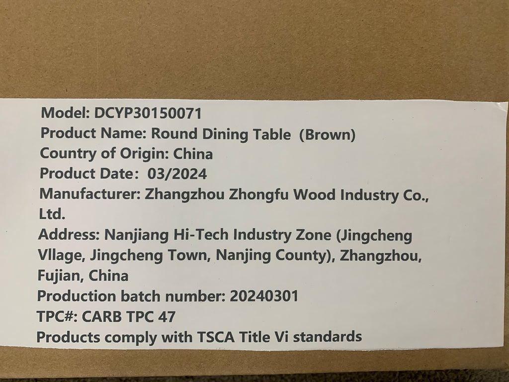 31.5 Inch Round Dining Table