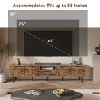 78" TV Stand for 85" 75" 65" Inch TV