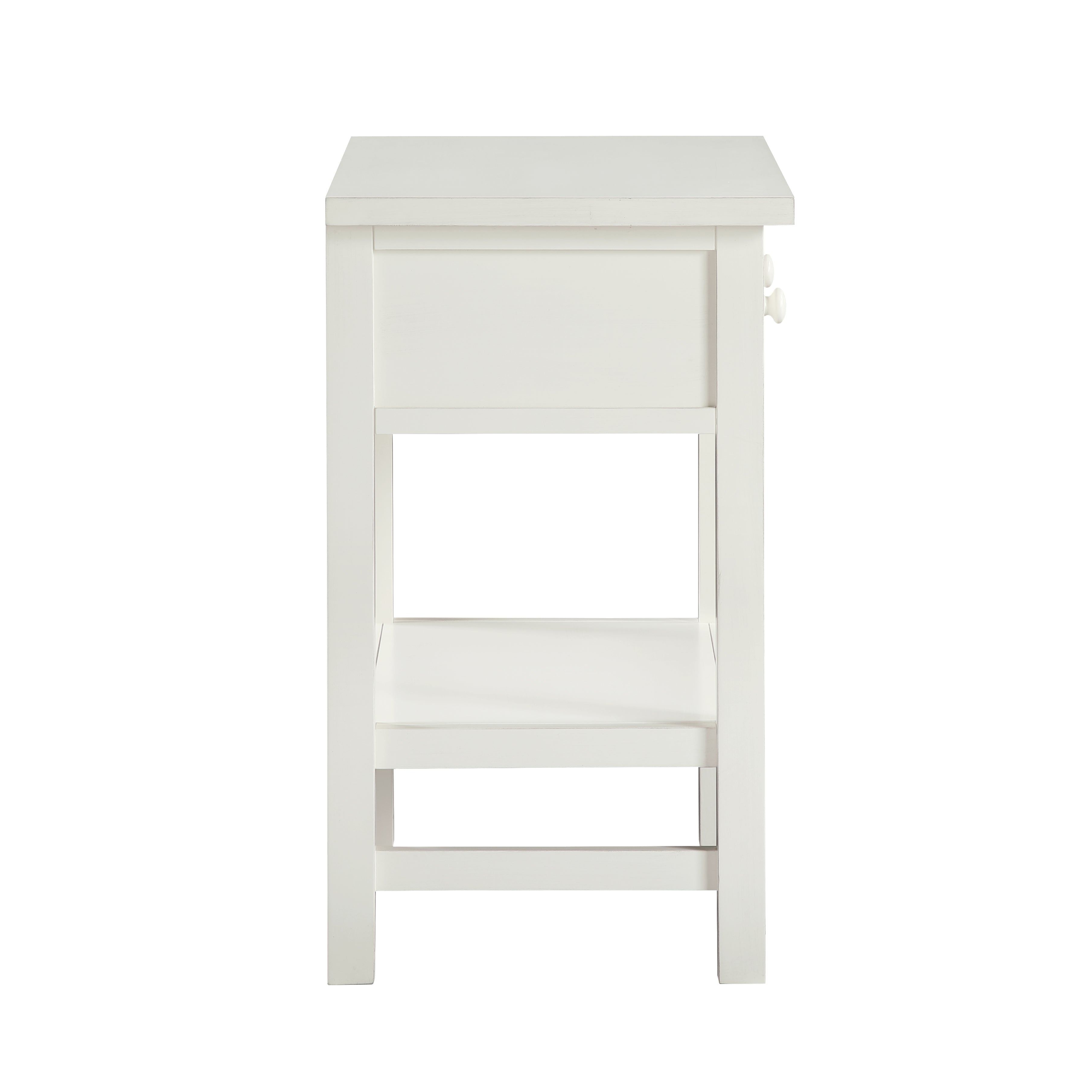 Finley 1-Drawer Storage Nightstand - Antique