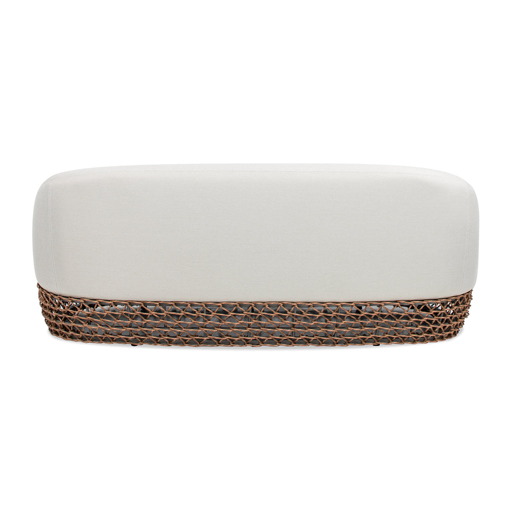 Willow 71" Upholstered Woven Patio Deep Seating Sofa