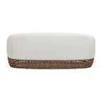 Willow 71" Upholstered Woven Patio Deep Seating Sofa