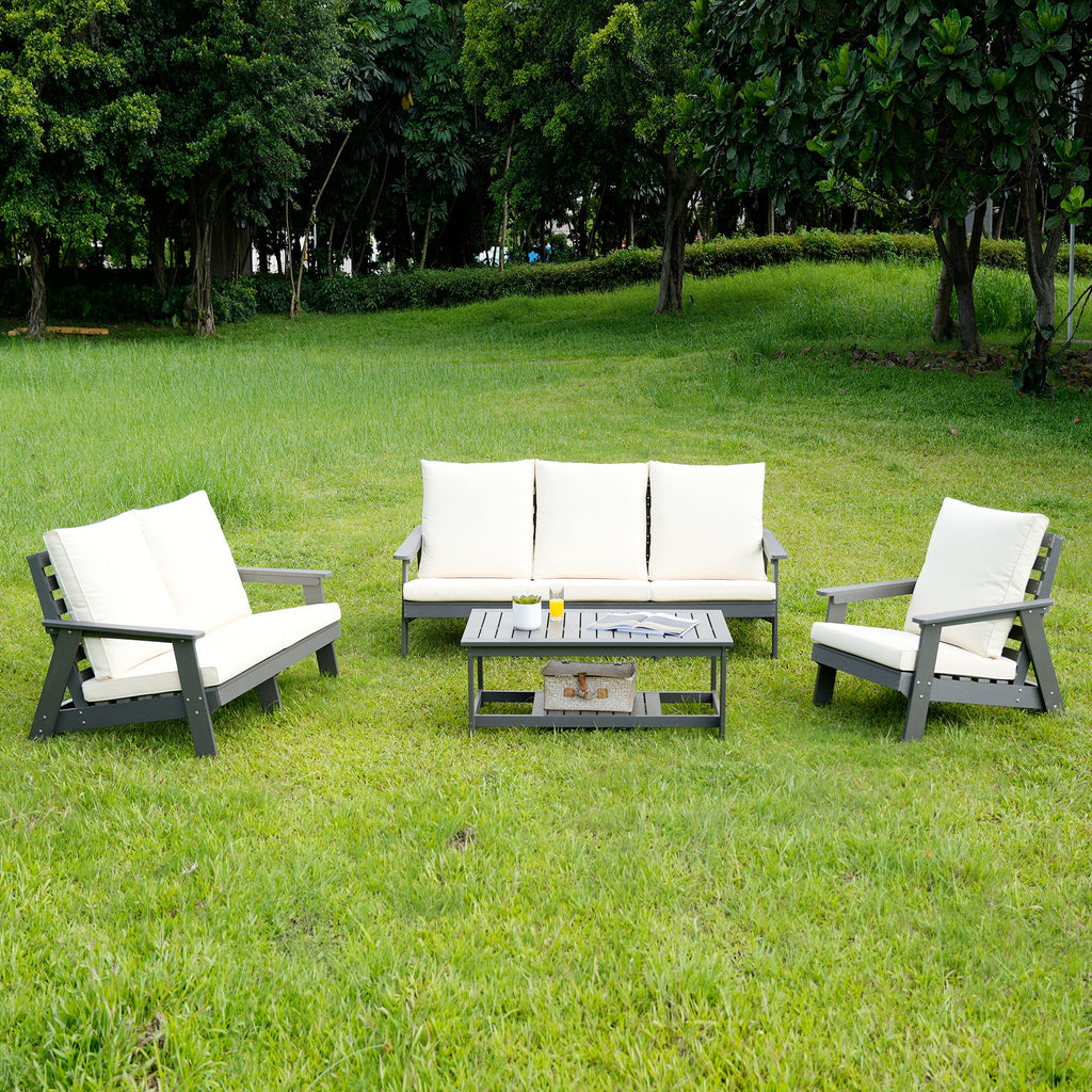 HIPS 3 Seater Outdoor Garden Sofa Set