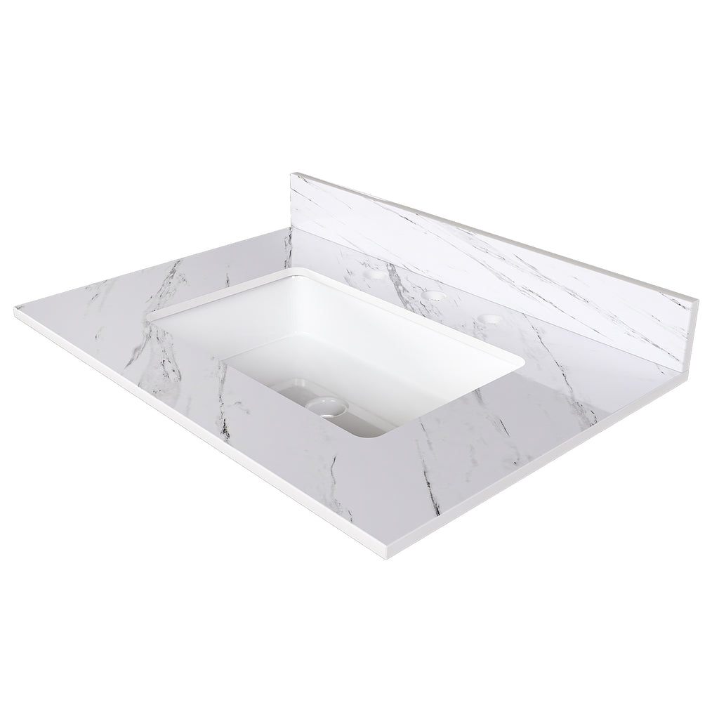 31 Inch Marble Vanity Top