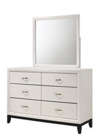 1pc Contemporary 6-Drawer Dresser