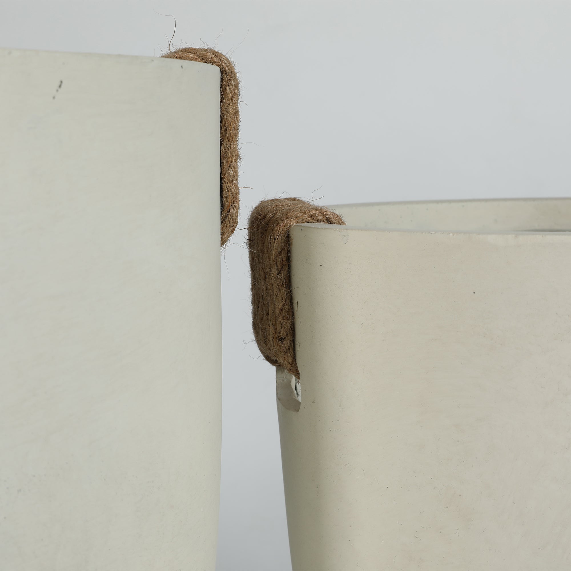 Round Concrete Planter Set of 2