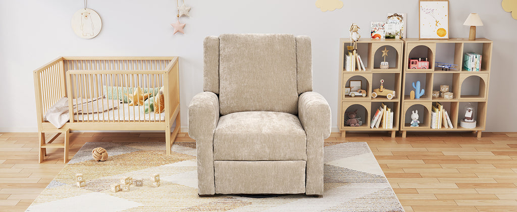 Manual Recliner Nursery Recliner Chair Swivel Rocker