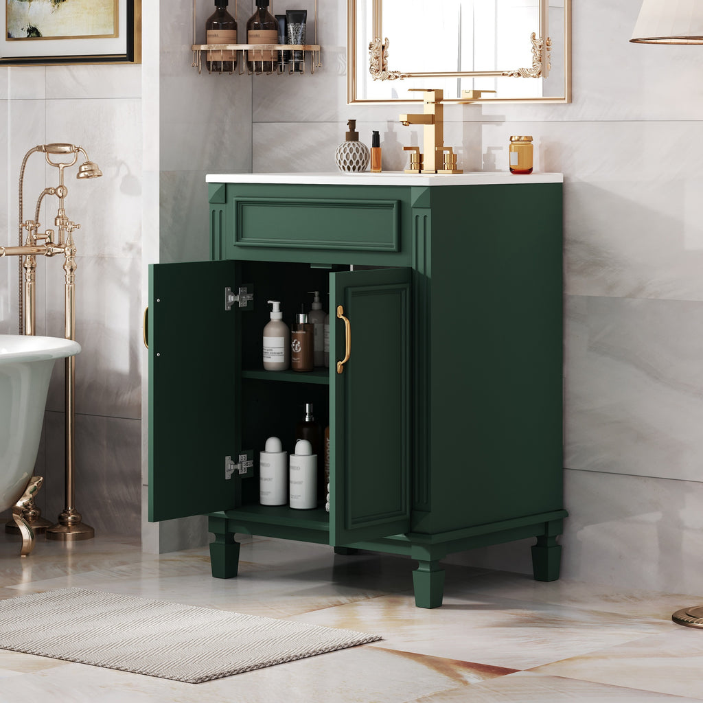 24'' Bathroom Vanity with Top Sink