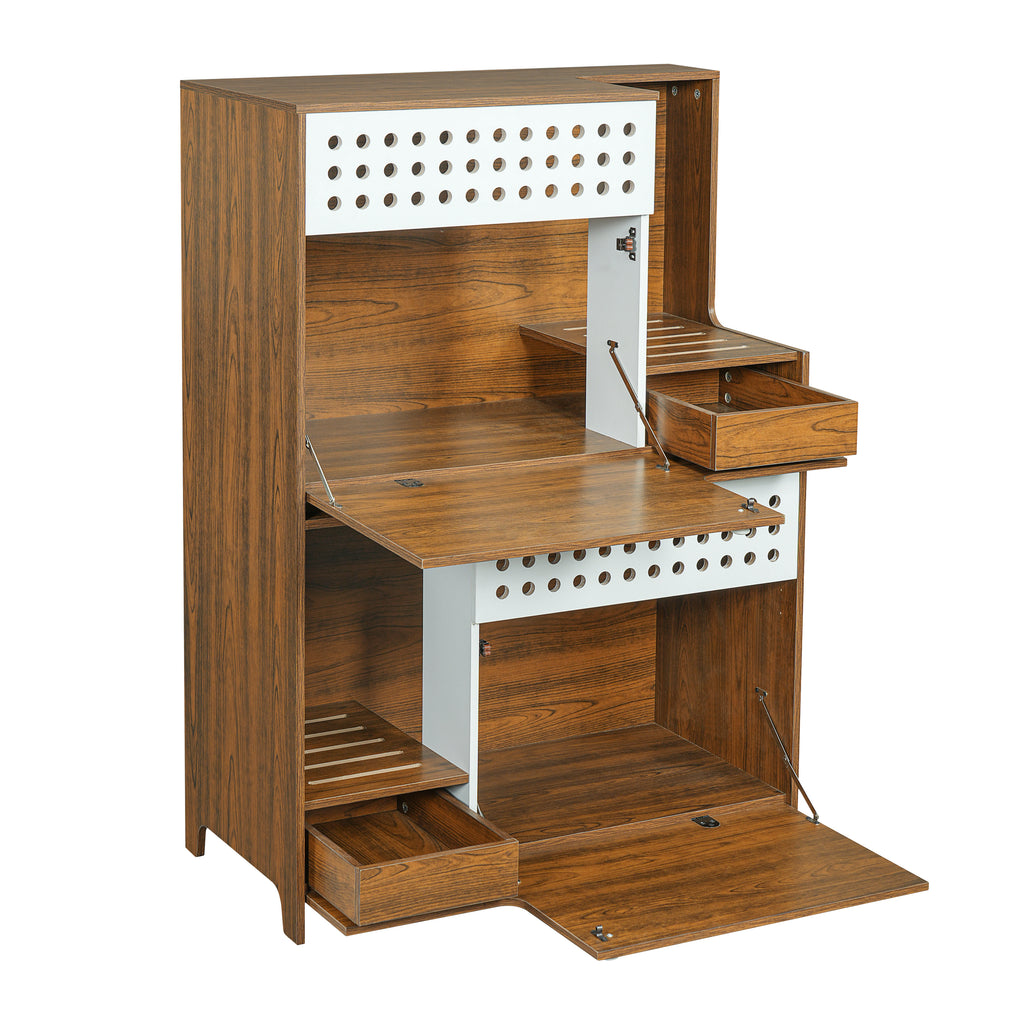 Modern 2 IN 1 Cat Furniture - Cat Litter Box Enclosure