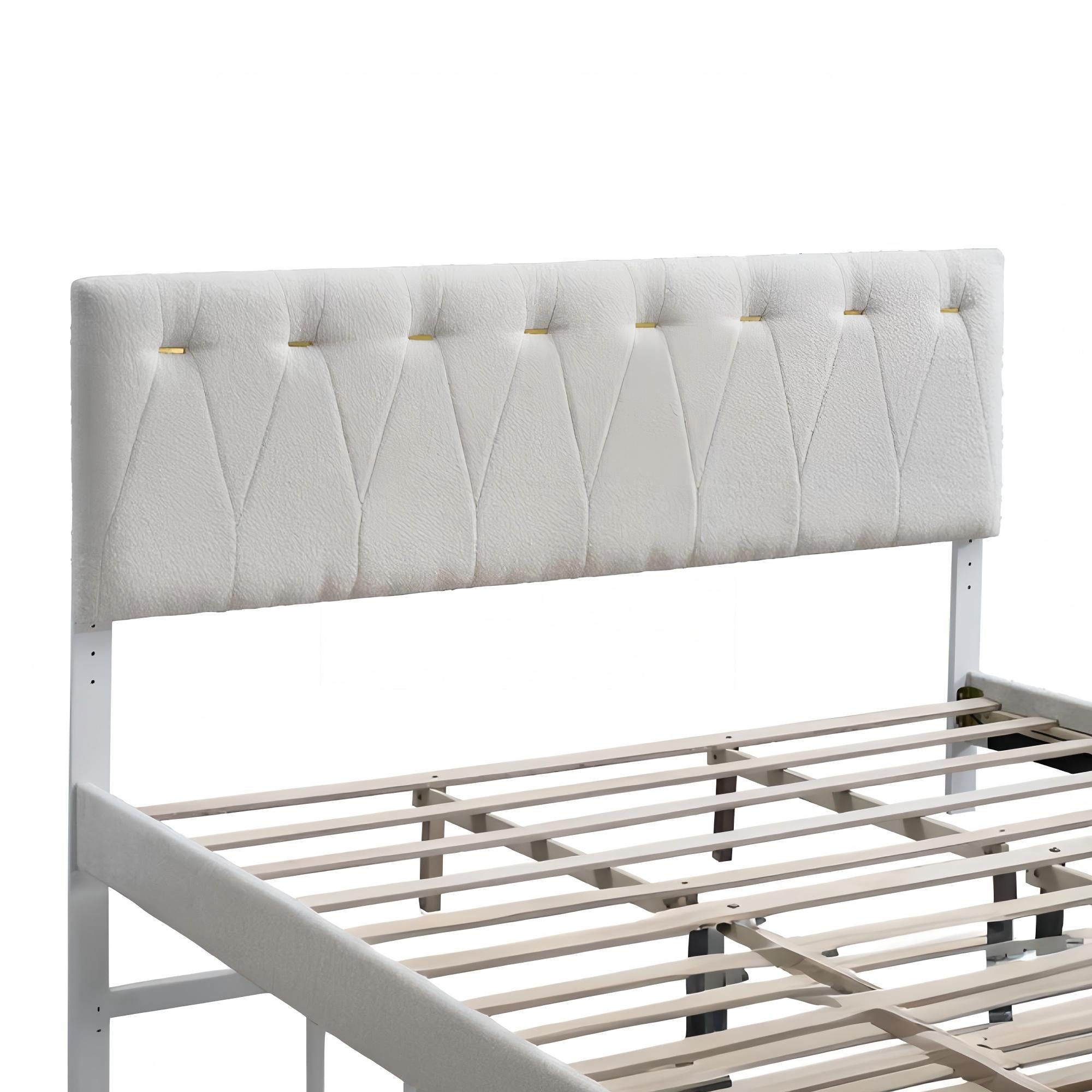 Sinclair G001608-QB-UP Queen Bed in Wheat