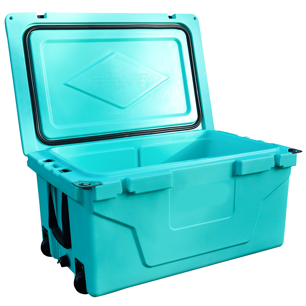 Blue 65QT Outdoor Cooler Ice Chest