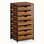 7-Drawer Storage Dresser Cabinet with Wheels