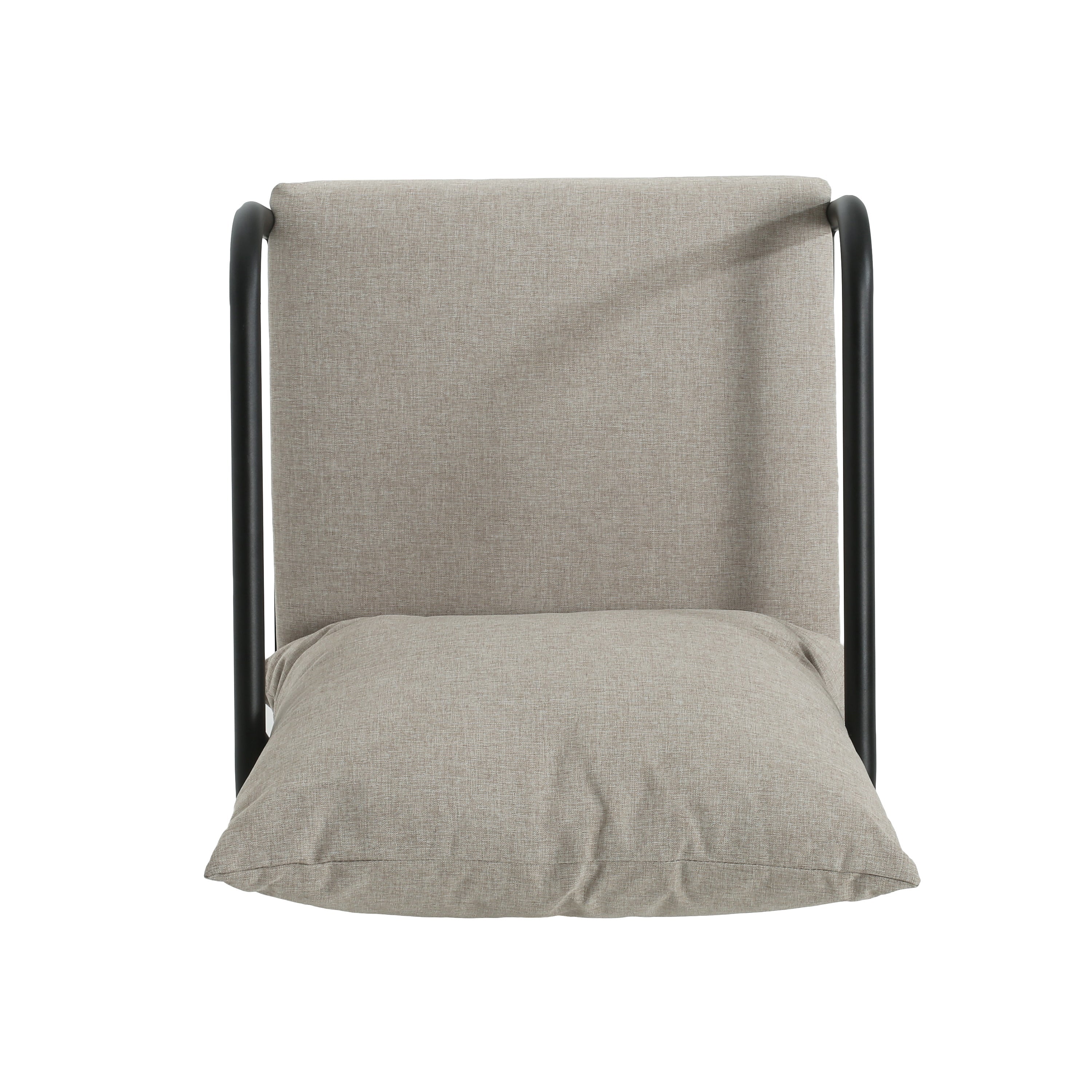 Leora Modern Minimalist Round Tube Sofa Chair with Cushions