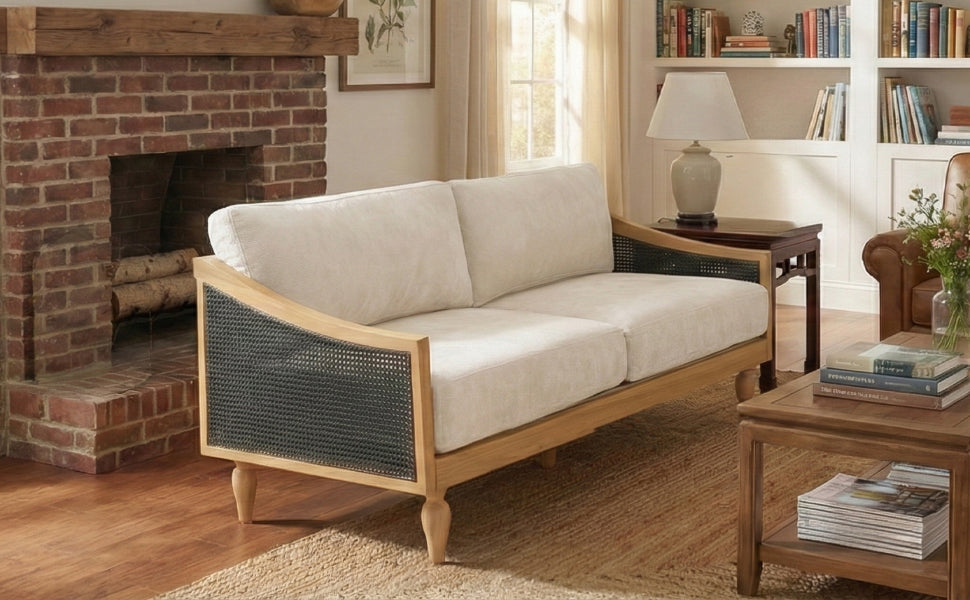 70.9" Mid-Century 3-Seater Sofa Couch