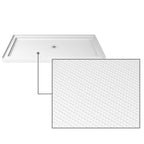 60" x 32" Shower Base with Central Drain