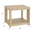 Tan End Table