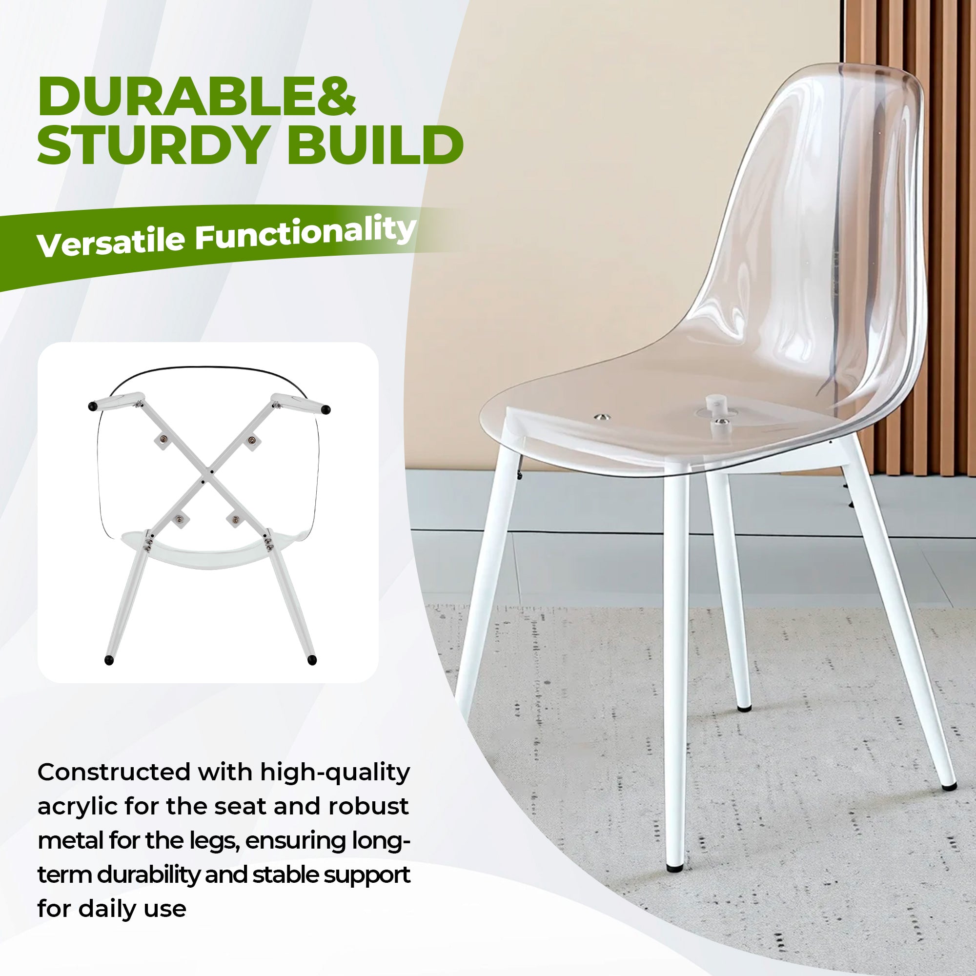 Pet Chair Set - 4 Pieces