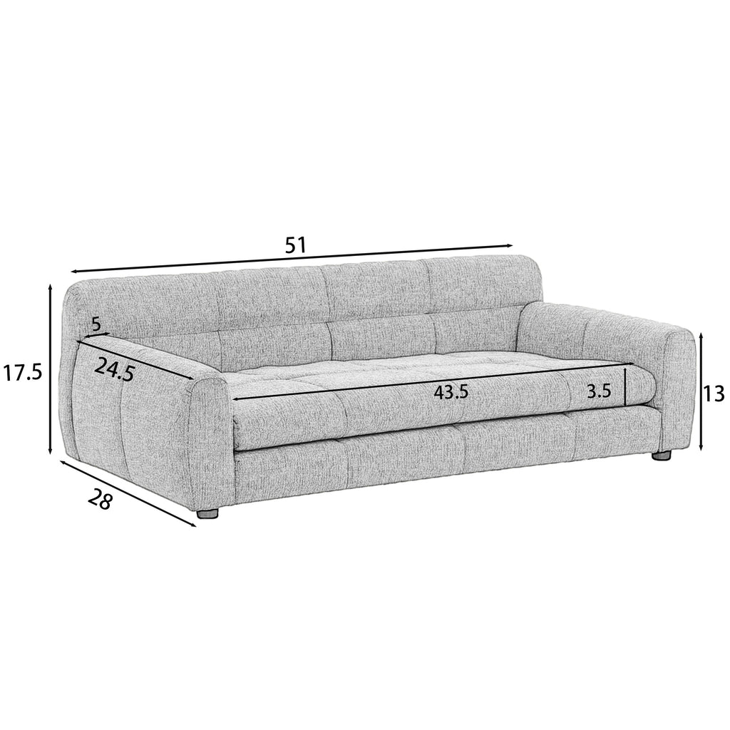 Soft and comfortable pet bed for big and oversized dogs, durable elevated dog sofa bed, comfortable dog sofa, modern and fashionable