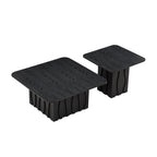 2PCS Nesting Square Coffee Table Set