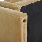 Mason 85" Arched Arm Sofa, Camel