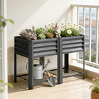 Patio Planter Box: Outdoor Elevated Garden Bed