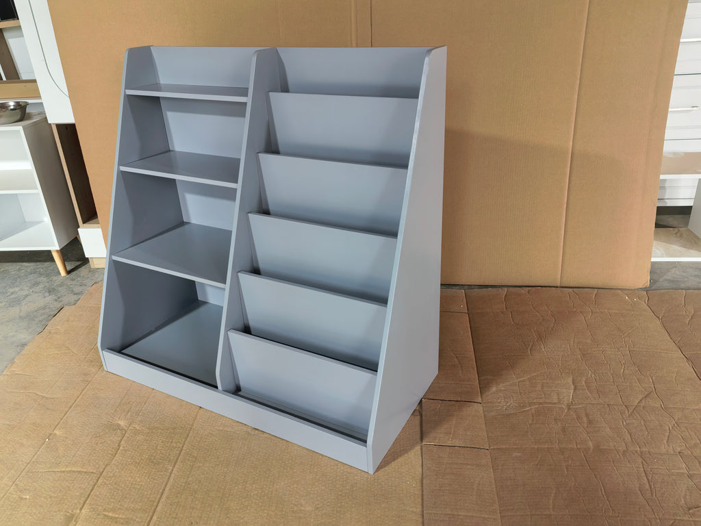 Kids Bookshelf and Toy Storage Organizer