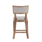 Upholstered Counter Height Bar Stools Set of 2