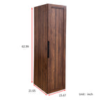 Brown Freestanding Buffet Cabinet with Doors & Shelves