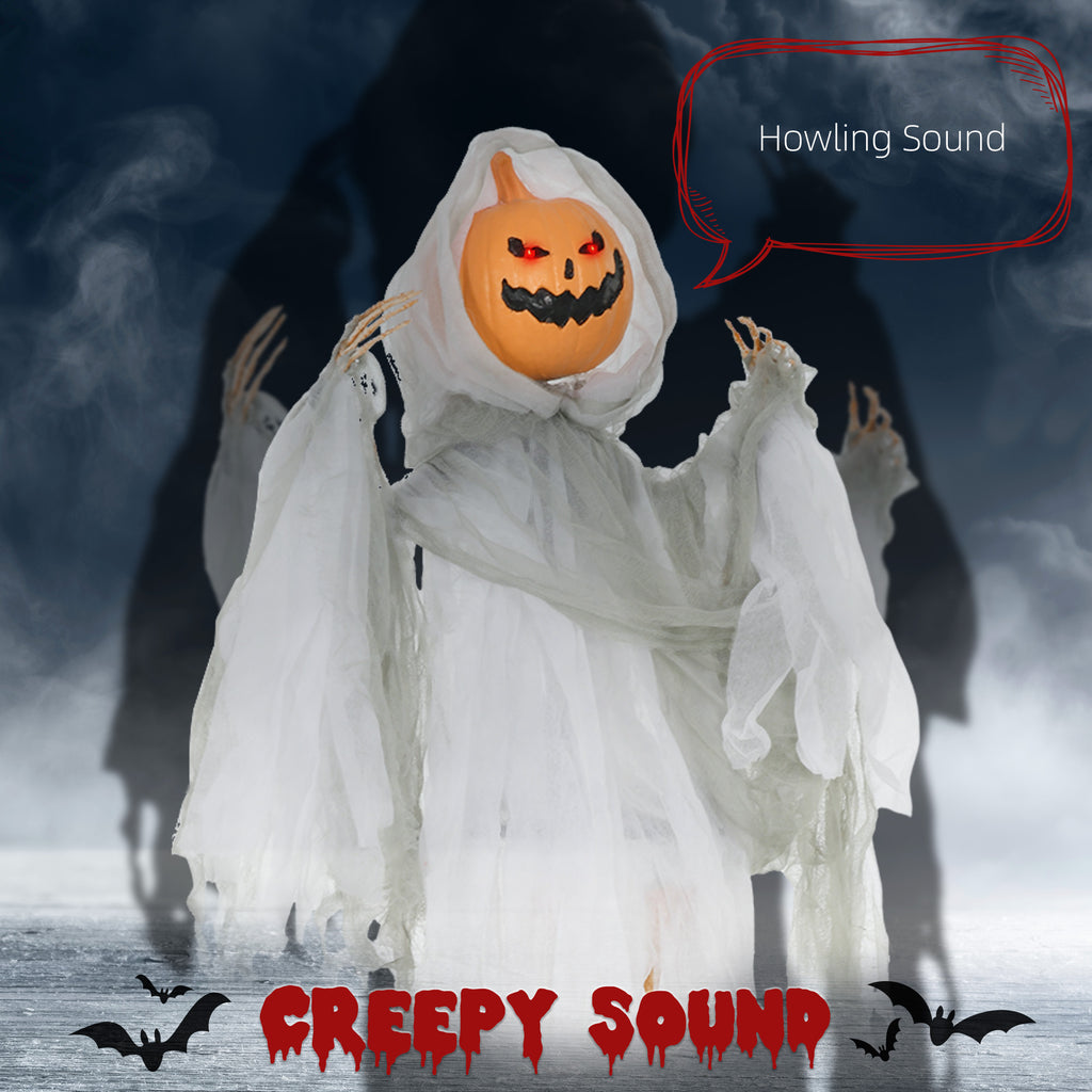 Outdoor Halloween Hanging Pumpkin Ghost
