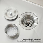 Stainless Steel Kitchen Sink - 27"x19" Undermount