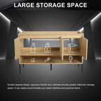 48" Freestanding Bathroom Vanity & 3 Soft-Close Cabinet Doors