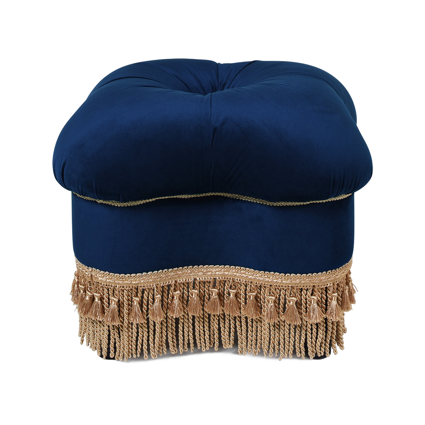 Ellen Upholstered Clover Ottoman