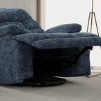 Swivel Glider Recliner in Alaska Glacier