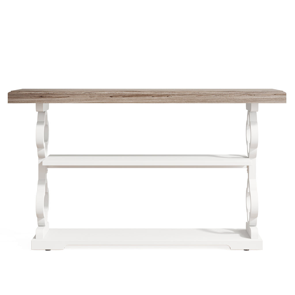 55" French Country Console Table