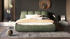 Queen Size Luxury Upholstered Platform Bed