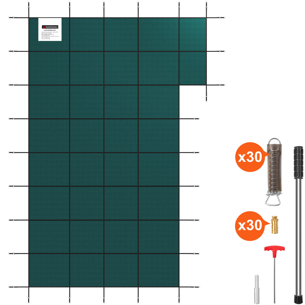 Inground Pool Safety Cover - 22 ft x 42 ft Rectangular