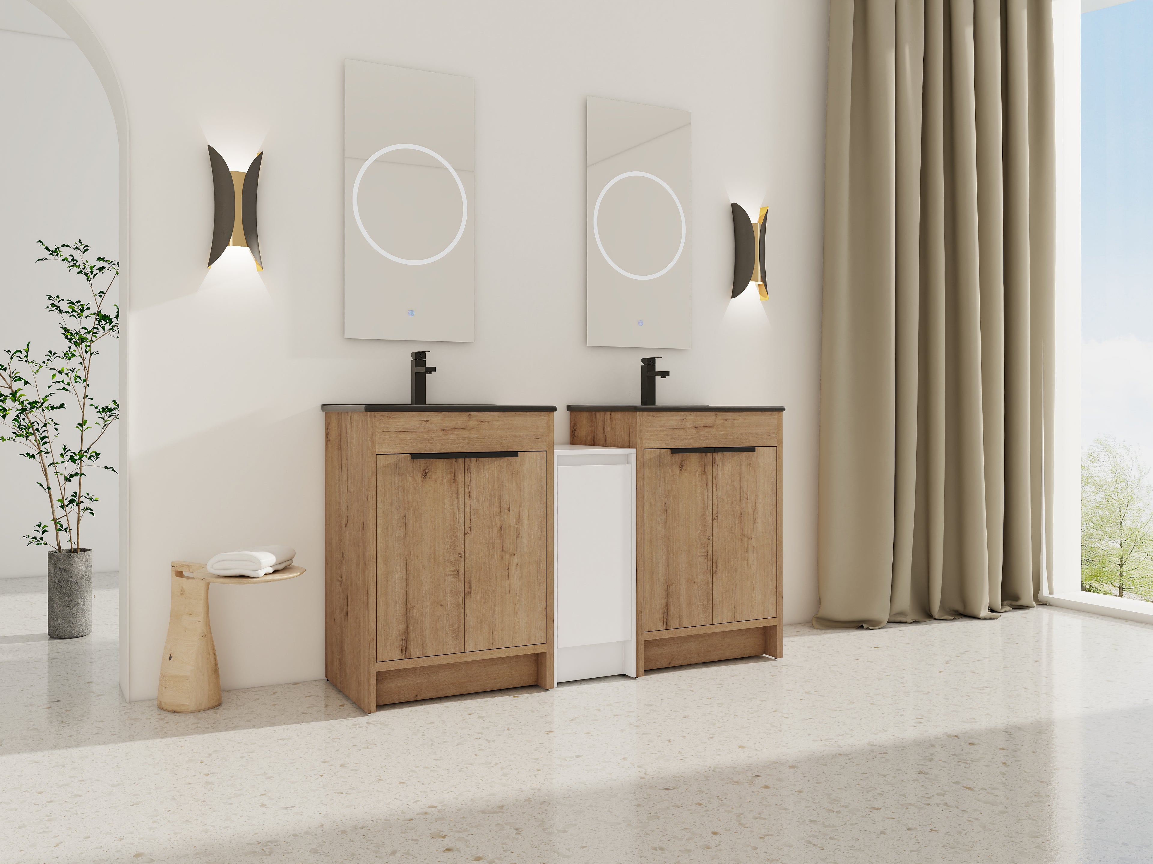 60 Inch Freestanding Bathroom Vanity
