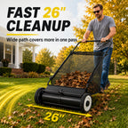 26-Inch Push Lawn Sweeper