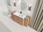 64'' Freestanding Bathroom Vanity with Ceramic Sink