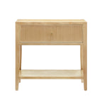 Fleur Natural 1-Drawer Nightstand