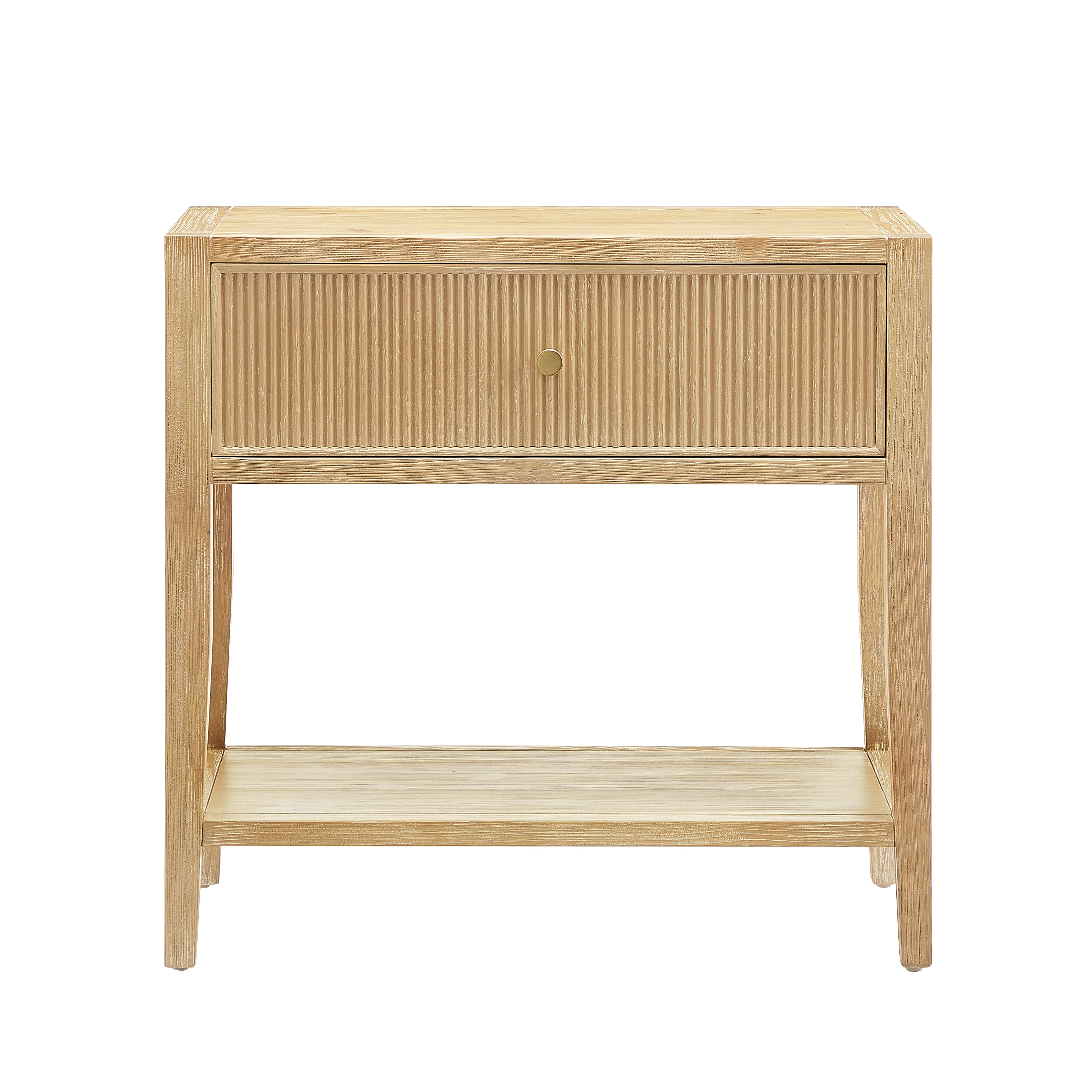 Fleur Natural 1-Drawer Nightstand
