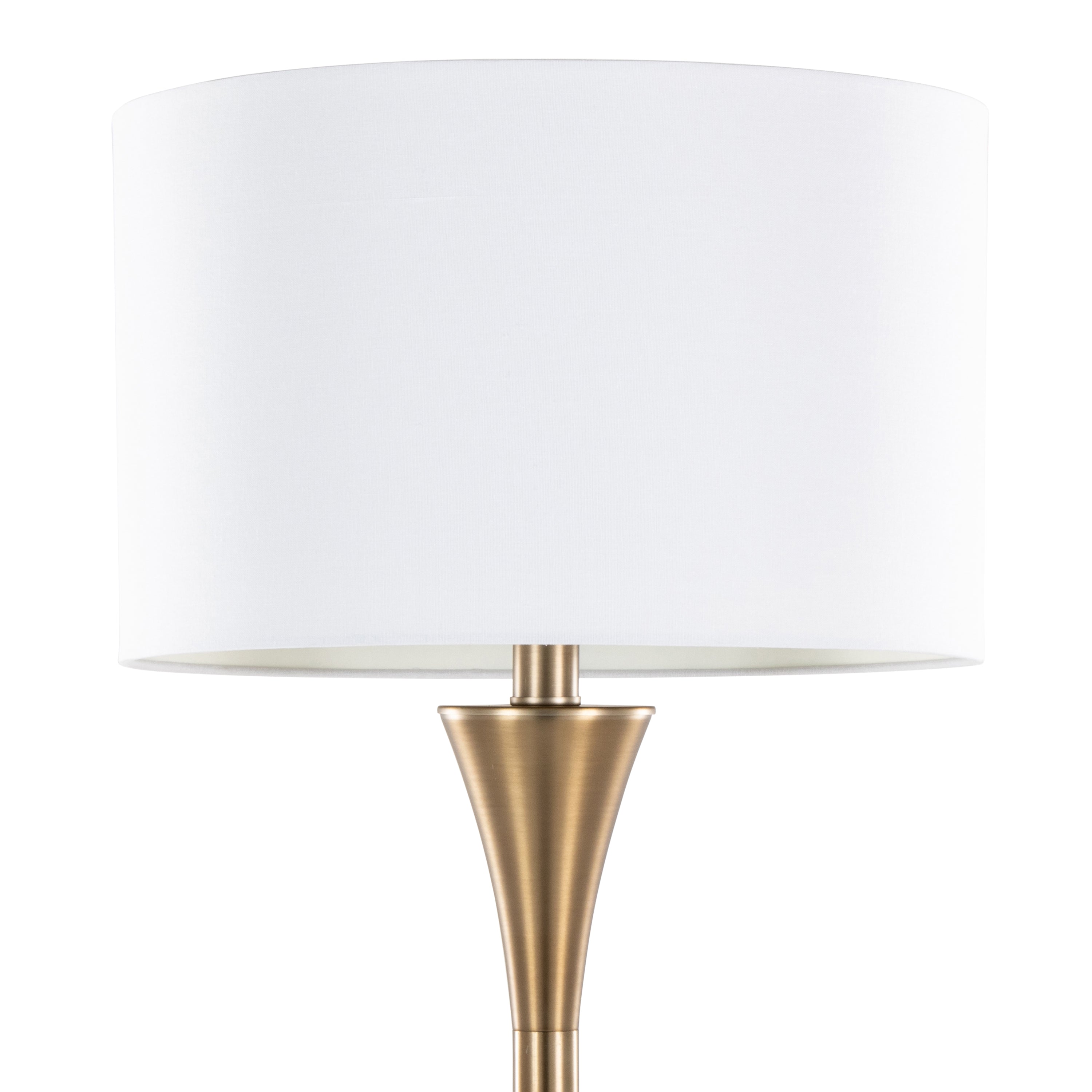 65" Contemporary Metal Floor Lamp