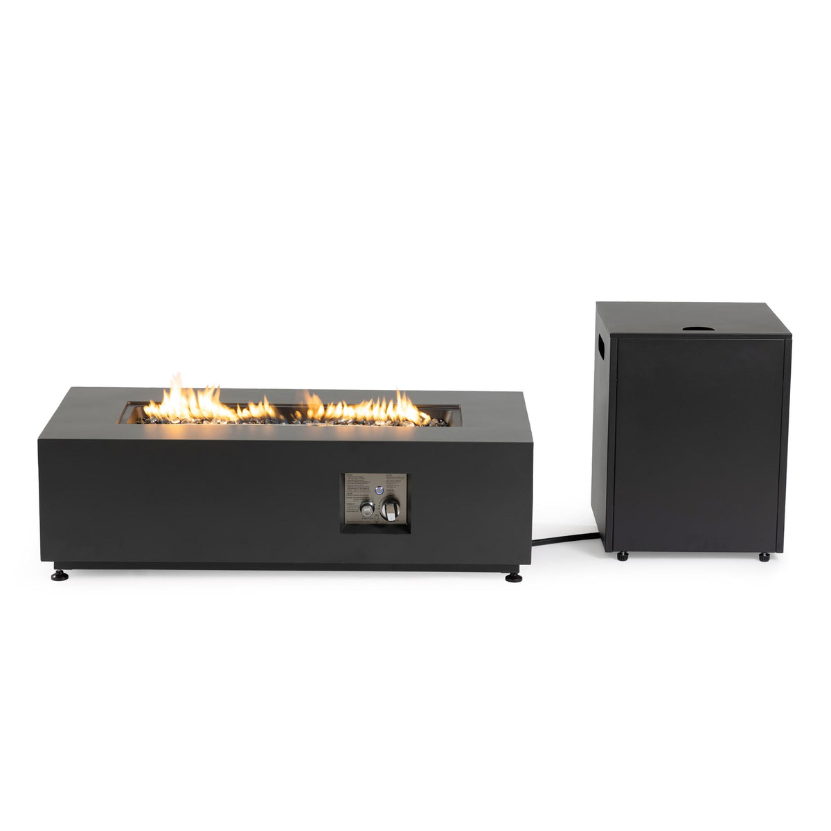 Rectangular Metal LED Firetable