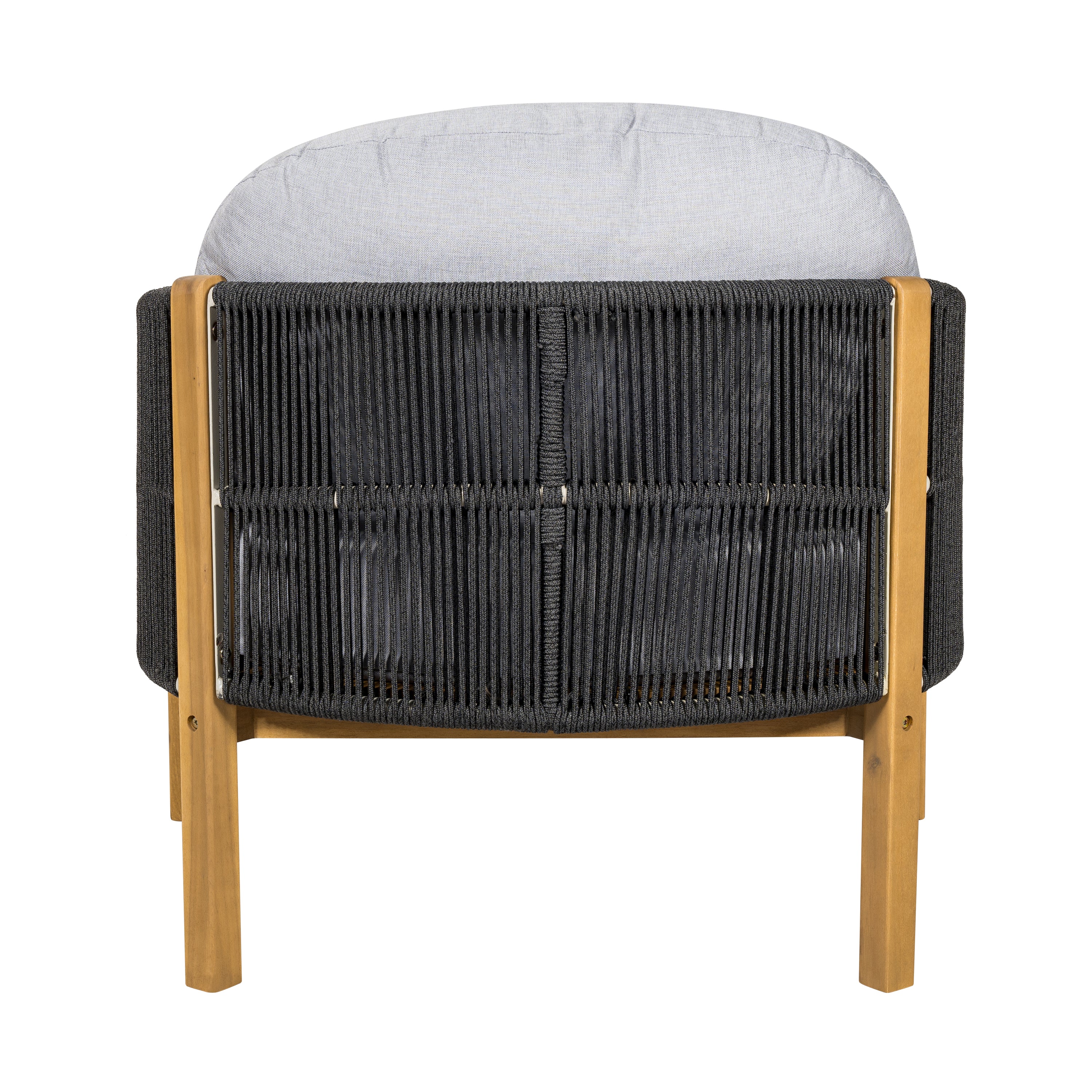 Grotta Outdoor Wood Club Chair