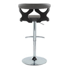 Contemporary Adjustable Barstool with Swivel